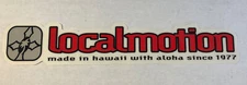 Vintage Local Motion Hawaii Surf Large Sticker Hawaiian Surfing Decal