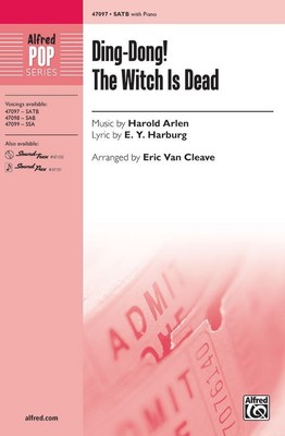 Ding-Dong! Die Hexe ist tot SATB Chor Chor Oktav Musik von Harold Arlen, Leier
