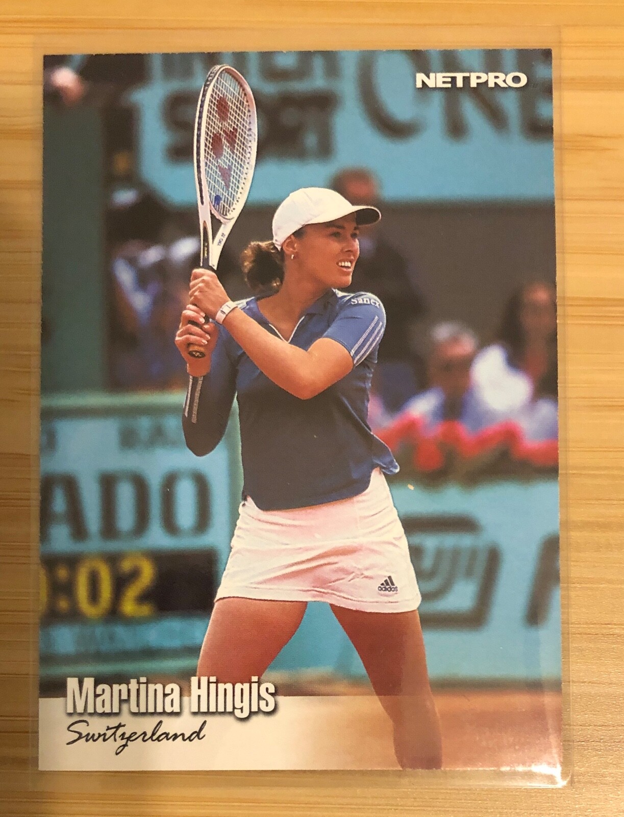 2003 Netpro Tennis Martina Hingis RC SP #89 Short Print Rookie Card