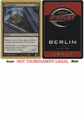 WorldChampionshipDecks2003⭐︎PeerKroger World Championship MTG 2003 BERLIN Peer Kroger Factory