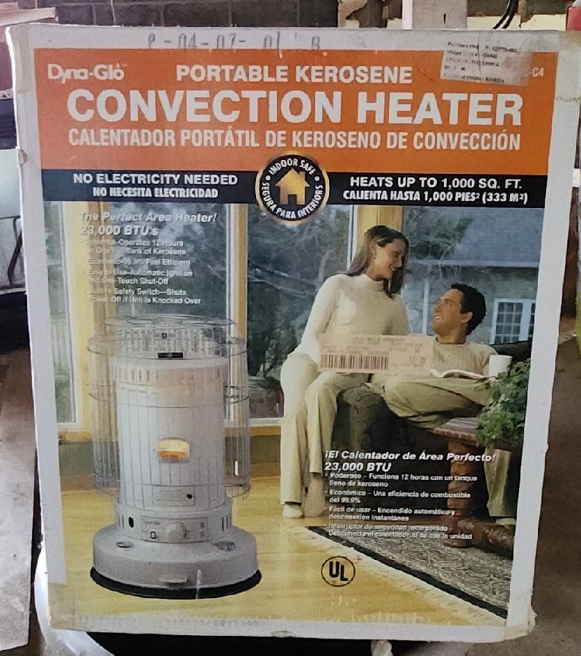 Dyna Glo 23 000 BTU Portable Indoor Convection Kerosene Heater eBay