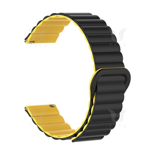 Cinturino cinturino orologio anello in silicone magnetico per Samsung Galaxy Watch 41/45 mm 42/46 mm - Foto 13 di 35
