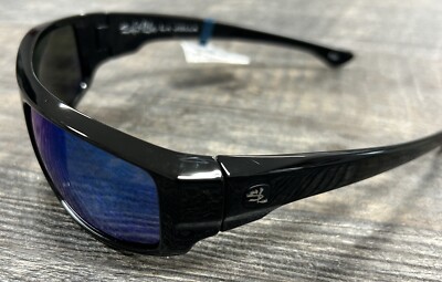 Salt Life LA Jolla Gloss Black Smoke Blue Zeiss  Polarized  $169 live Salty New