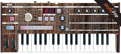 Korg microKorg | Wood 3 | Protective Decal | StyleFlip Skins