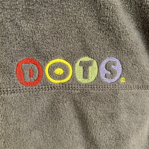 Vintage Dots Candy Tootsie Roll Promo Youth Sz S Fleece Jacket 1/4 Zip Pullover - Picture 3 of 10