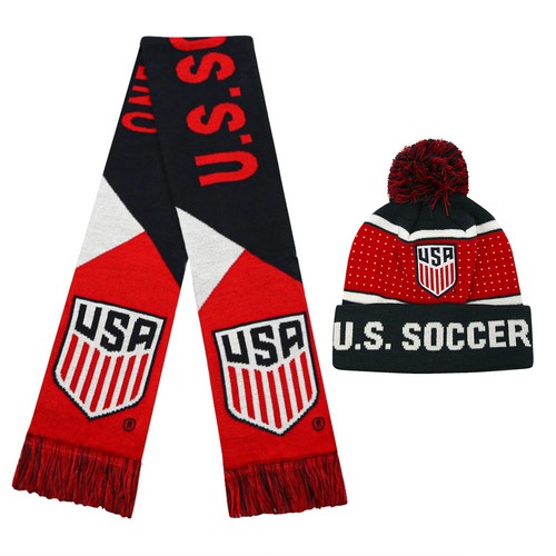 Us soccer beanie scarf team usa soccer 