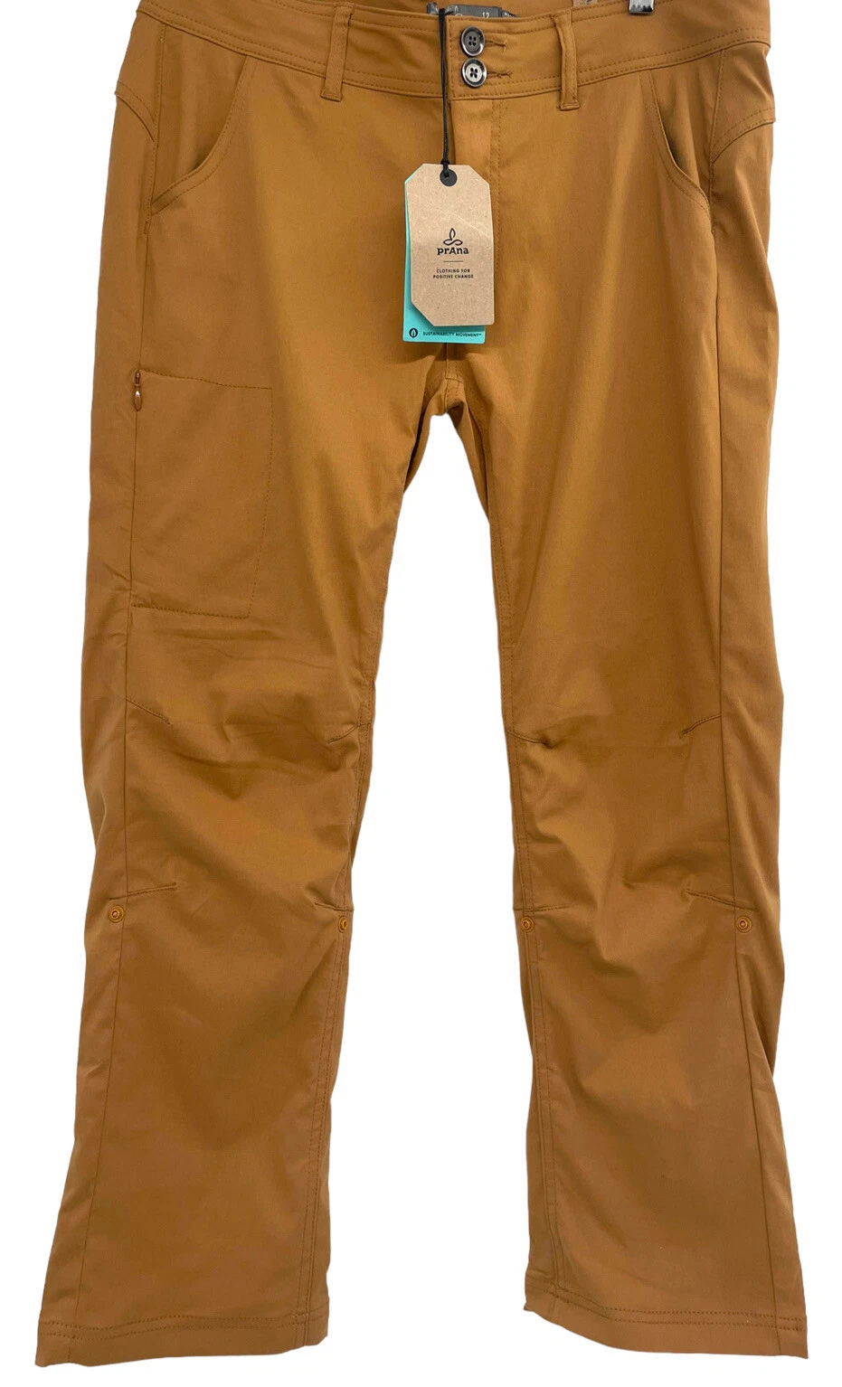 PrAna Women’s Halle Hiking Pants 12 Straight Leg Earthbound 28" Inseam