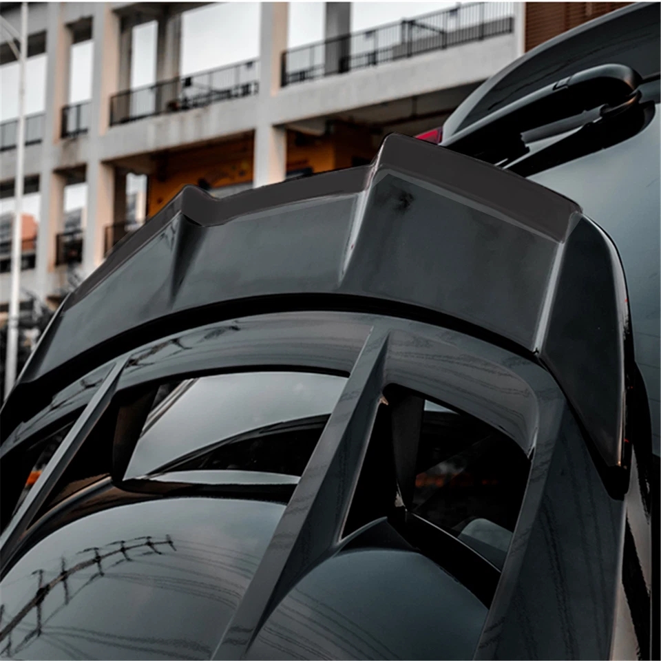 Alerón de techo de ventana trasera negro brillante para Toyota C-HR CHR 2016-2019 Foto 2 de 4