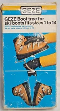Vintage GEZE 450 Boot Tree For Sky-Boots Fits Sizes 1-14 Rare from Germany