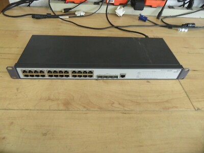 3COM Baseline Switch 2928-SFP Plus 3CRBSG2893 24 Port Network Switch 