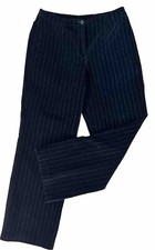 Talbot's 6 Petite Women's Velvet Touch Pinstripe Dress Pants EUC