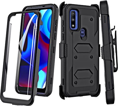 Rugged Holster ShockProof Case Swivel Belt Clip Kickstand Cover Screen Protector