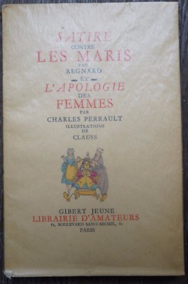 Clauss,  Satire conte les Maris par Regnard, Illustrierte Bücher, französisch