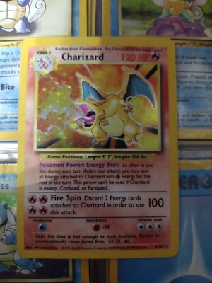 CHARIZARD HOLOGRAPHIC POKMON CARD 1990's | eBay CHARIZARD HOLOGRAPHIC POKMON CARD 1990's | eBay