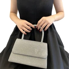 Elegant Crossbody Bag with Detachable Chain Shoulder Bag for Special Occasion