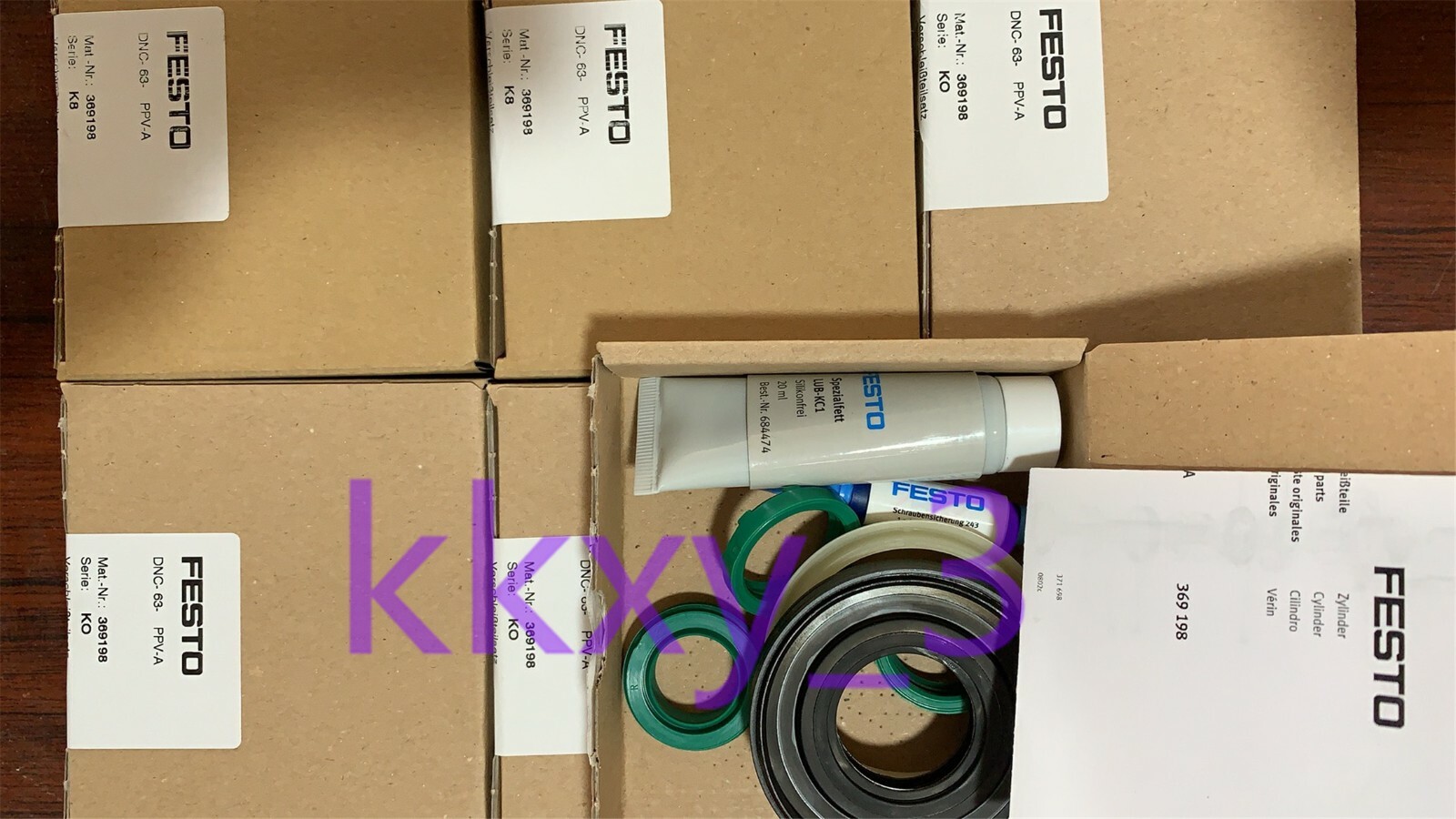 1 PCS NEW IN BOX FESTO cylinder repair kit DNC--63-PPV-A 369198 | eBay