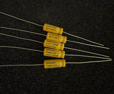 5pc Sprague TVAN-1204.1 10UF 25VNP Non-Polar Axial Capacitor NOS