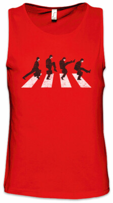 Silly Walk Road Herren Tank Top Monty Fun Ministry of Python Walks Fun