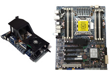 HP Z620 v1 Workstation Mainboard + Riser Board 619559-001 689471-001 LGA2011 X79
