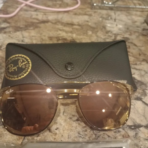 Gafas de sol Ray-Ban sello dorado cobre espejo flash RB 3429-M 9000/Z2 55 mm - Imagen 4 de 5