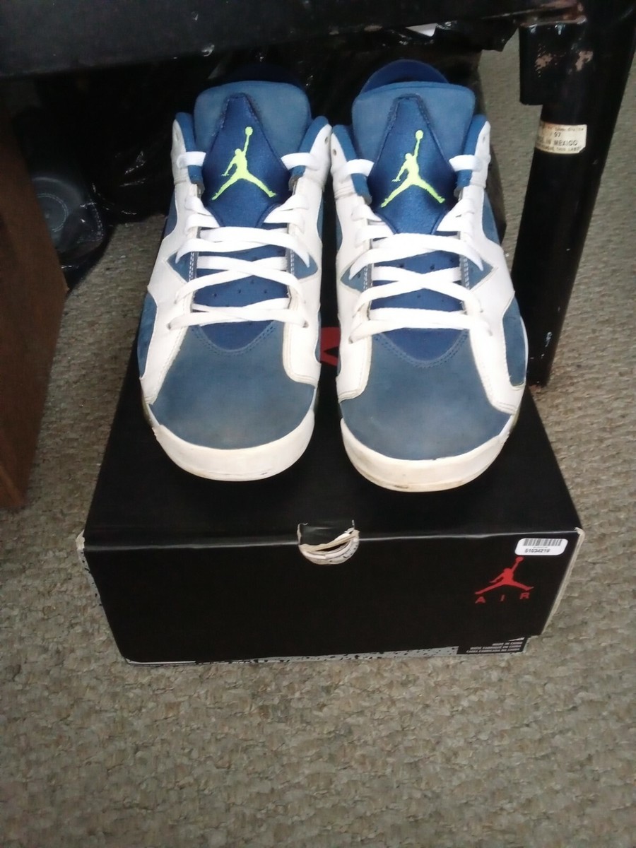 Air Jordan 6 Low 'Ghost Green'/Seahawks - Size 11 - ( 304401 106