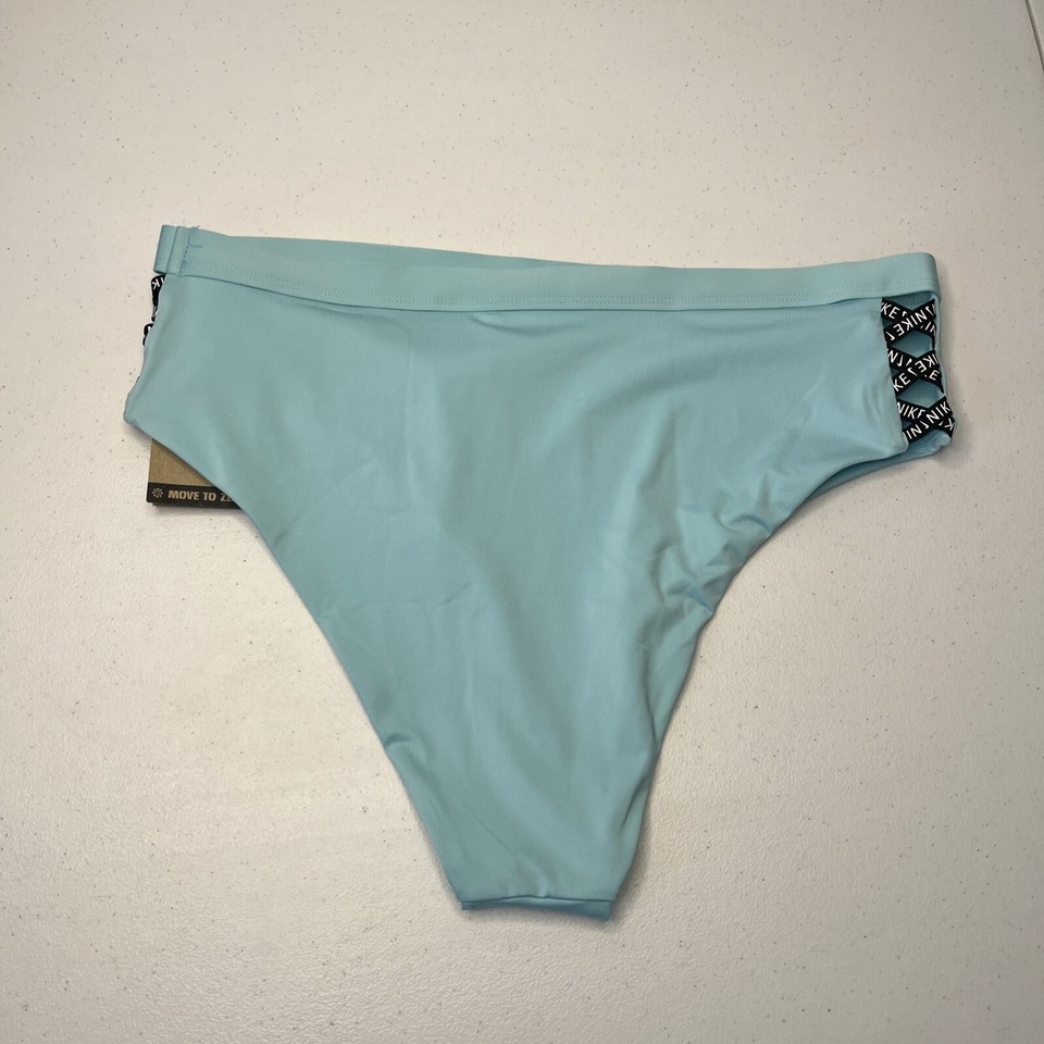 Nike Swim Bikini Bottoms Sneakerkini HighWaisted Cheeky Women Sz XL