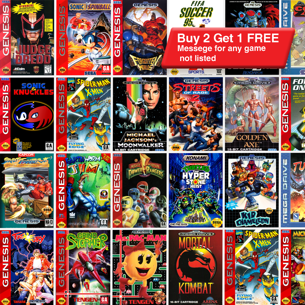 Sega Retro Video Game Poster Classic Vintage 90s Print Wall Sega Retro Video Game Poster Classic Vintage 90s Print Wall