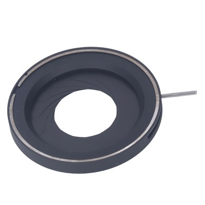 Lens Diaphragm 3 To 52mm Adjustable Microscope Iris Adapter Aperture Diaphra New