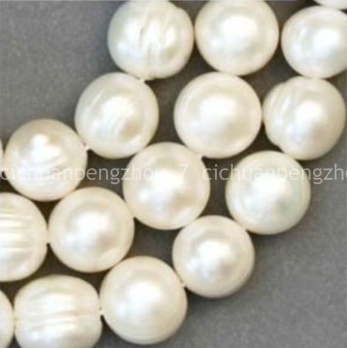 Genuine Natural 8-9mm Gray Freshwater Cultured Pearl Necklace Earring Set 18 In - Foto 2