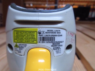 Symbol LS4278 Bluetooth Barcode-Scanner Inkl. Ladeschale, Netzteil & Kabel – Gebraucht Aber Top