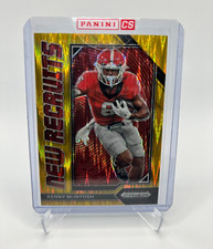 PANINI SEALED 2023 Prizm Draft Kenny McIntosh Gold Flash /49 New Recruits Rookie