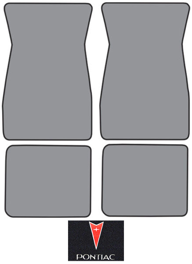 1977 Pontiac Grand Prix Cutpile Carpet Logo Floor Mat 4pc eBay