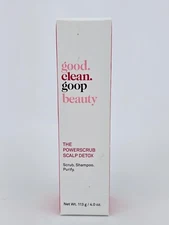 Good Clean Goop Beauty Powerscrub Scalp Detox Chlorella Acai Fruit 4 oz