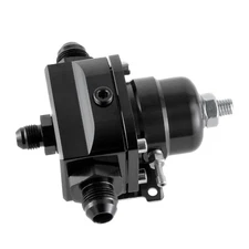 CUBAUTO Black High Pressure Fuel Regulator 8/8/6 Pressure -8AN Regulator UPGRADE