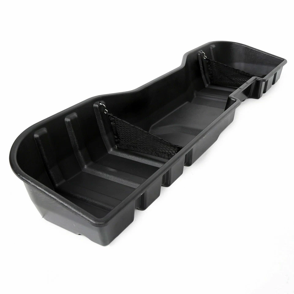 Caja de almacenamiento debajo del asiento para Chevy Silverado 2007-2018 07-19 GMC Sierra doble cabina Foto 3 de 4