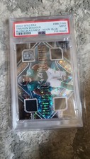 2022 Spectra Football Travon Walker Building Blocks Neon Blue /50 Jaguars  PSA 9