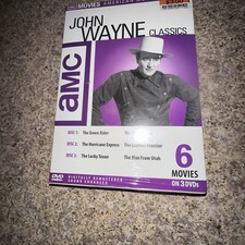 John Wayne DVD 6 movie set Lawless Frontier,Lucky Texan,Man from Utah,Dawn Rider