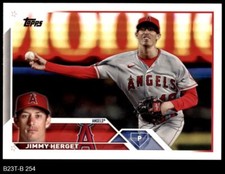 2023 Topps #254 Jimmy Herget Angels 8 - NM/MT