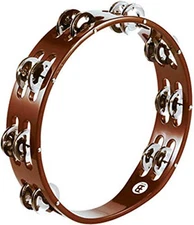 Meinl Percussion Traditional Wood Tambourine with Nickel Plated Steel Jingles