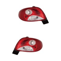 RüCkleuchten Heckleuchten Set Links & Rechts Rot FüR Peugeot 206+ T3E