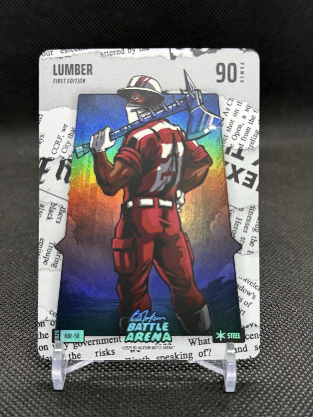 2026 Bo Jackson Battle Arena Griffey Lumber James Wood Headliner Foil HBF-50