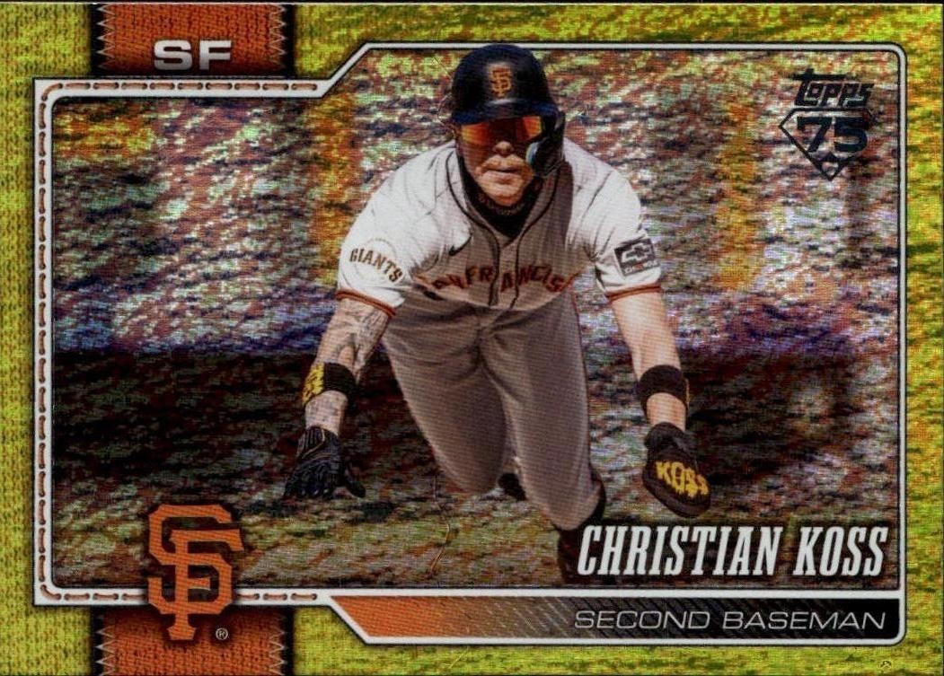 2026 Topps #472 Christian Koss Yellow Holo Foil #/399 R7