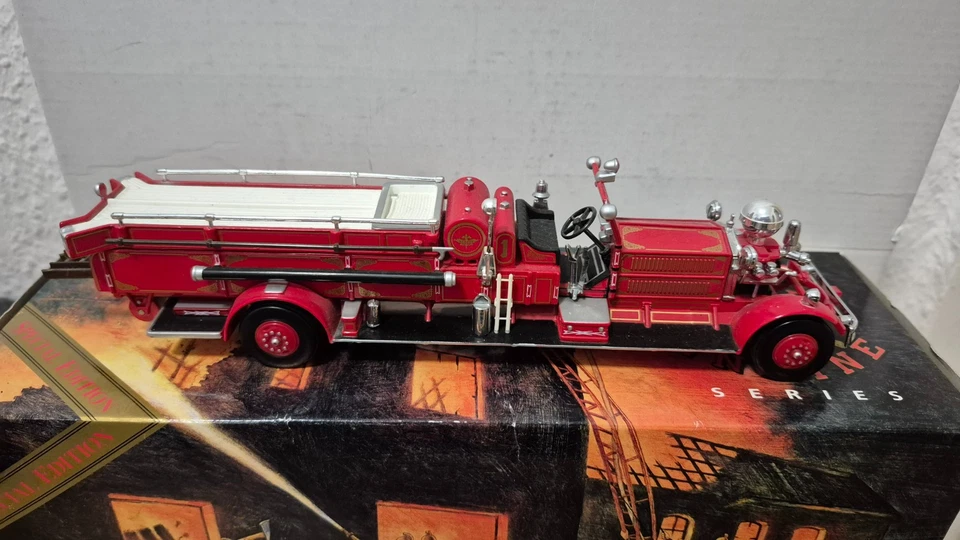 MATCHBOX YSFE 01 1930 Ahrens Fox Fire Engine Models of Yesteryear in OVP - Bild 3 von 4