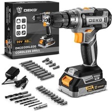 Power Drill Cordless Cordless Drill 20V Electric Power Drills Set Tool Drills
