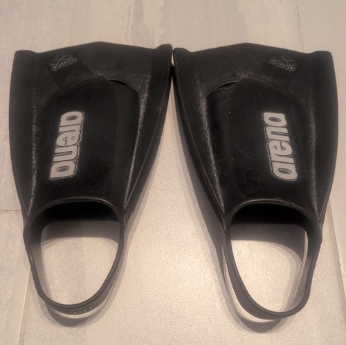 Arena Powerfin Pro Training Swim Fins Black Size US 9.5-10.5 EU 43-43