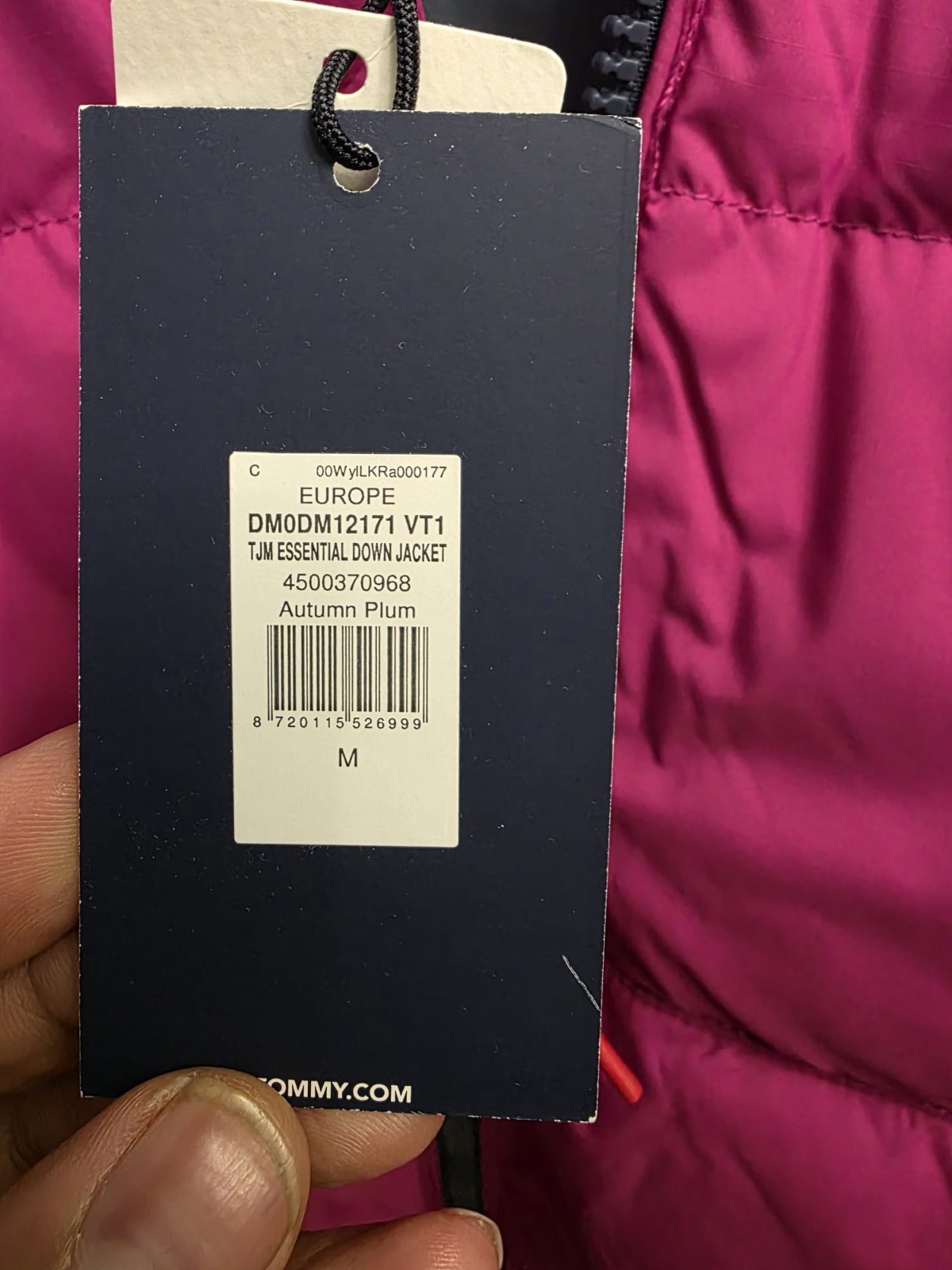 Tommy Hilfiger Men's Essential Down Jacket in Autumn Plum, M image 3