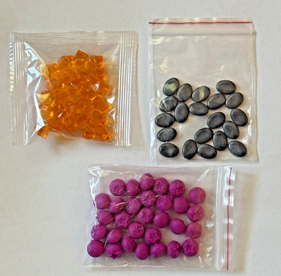 Everdell Board Game Replacement   30 Berries, 25 Resin, 20 Pebbles
