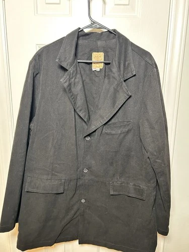 Wah Maker Coat Mens 46 Cotton Old West Frontier Jacket Made in USA - product listing photo