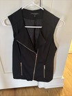 Green Envelope Black Women’s Vest Sz Small — photo 1
