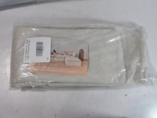 Anabei Ottoman Slipcover - Modular Washable 2 Piece in Eggshell